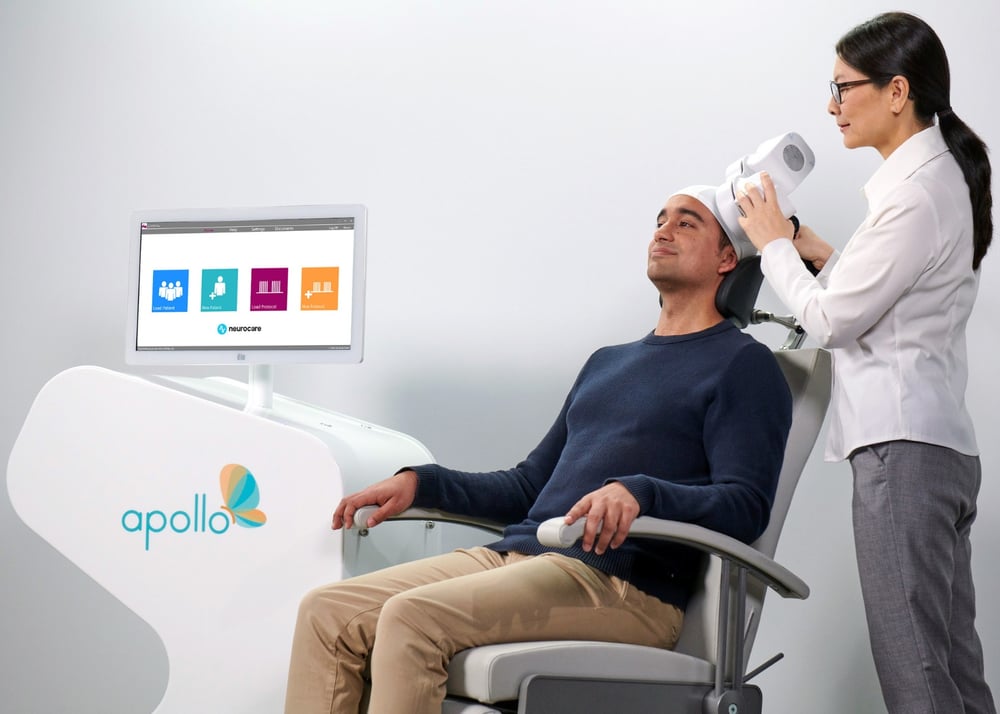 neurocare-clinician-treats-patients with -apollo-tms-therapy-for-depression